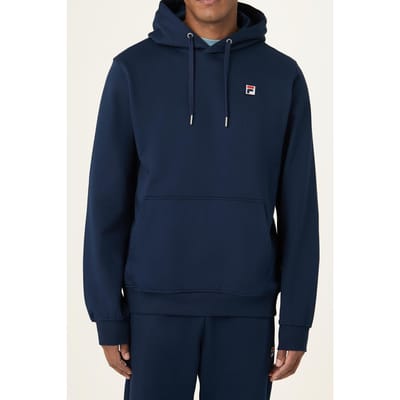 FILA Biella Regular Hoodie Black Iris Taglia: XS | Felpe con cappuccio Outlet | Uomo | Nero