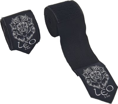LEO Hand/Pols Sportbandage Zwart 2.5 Meter, Set 2 Stuks
