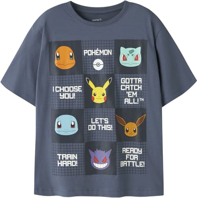 NAME IT - NKMJIS POKEMON SS NREG TOP BOX SKY - Jongens - T-shirts