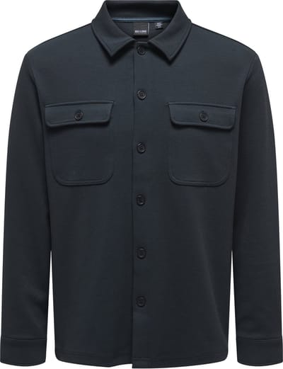 Only & Sons Heren Overhemd ONSNEWKODYL OVERSHIRT regular fit Blauw XS Volwassenen