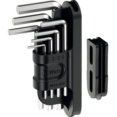Wera Tool-Check Modular Winkelschlüssel 1 Inbus Haakse schroevendraaierset 1.5 mm, 2 mm, 2.5 mm, 3 mm, 4 mm, 5 mm, 6 mm 7-delig