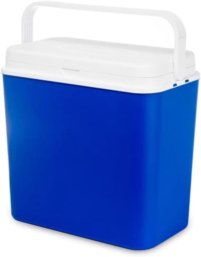 Passieve Koelbox - Koelbox 30L - Buitenactiviteiten - Kunststof Constructie - 30 Liter - Blauw