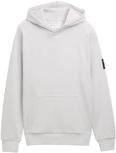 Tom Tailor Denim - Hoodie sweatshirt - Maat S - Chalk Grey