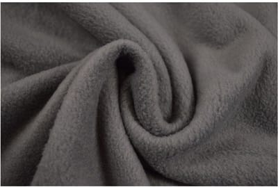 Fleece stof - Donkergrijs - 1 meter - Per meter - Anti pilling fleece