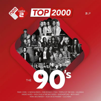 Various Artists - Top 2000 - The 90's (2 LP) (Coloured Vinyl)