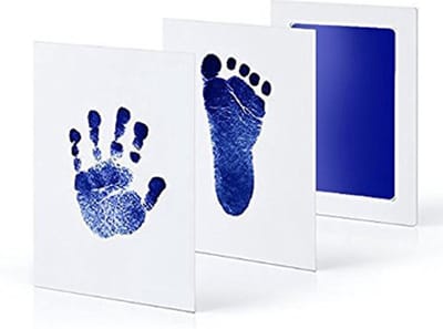 Jumada's - Baby voet en handafdruk - inktpad - lichtblauw