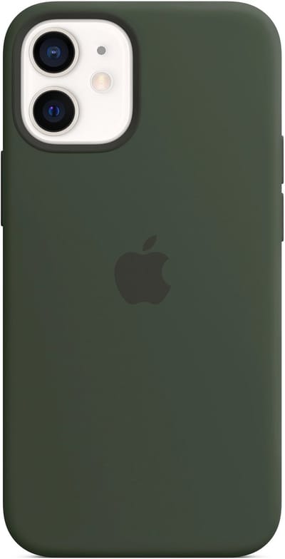 Apple iPhone 12 mini siliconen case -groen
