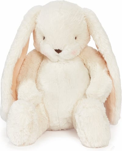 Bunnies By The Bay Nibble konijn - Knuffeldier - Geborduurde details - 30 cm - Creme
