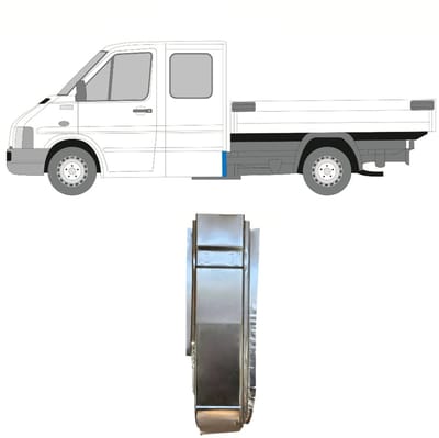 Reparatiepaneel achter hoek voor Volkswagen LT 1996-2005 / Links