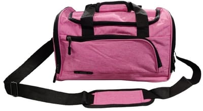Handige reistas- Under Seat tas- Past onder een vliegtuigstoel-40x20x25 cm. Slechts 470 gram-Weekendtas-Underseat- In totaal 4 vakken-Roze