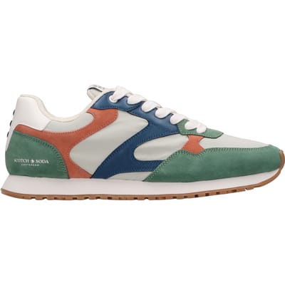 Scotch & Soda Cleave Green-white-blue Talla: 41 | Zapatillas Deportivas Outlet | Hombre | Verde