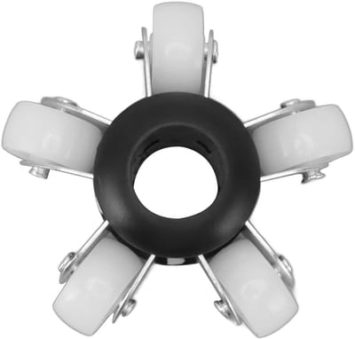 Allecto - Roestvrijstalen Geleidingswiel - Buiskanaal Accessoire - 23 mm - Inspectie Camera Toebehoren - Geschikt voor Diverse Buizen - 90 mm Formaat