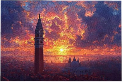 Puzzel 3000 stukjes - Landschap Puzzel - Ontspannend Tijdverdrijf - Letters op achterkant - 122 x 81 cm - Meerkleurig