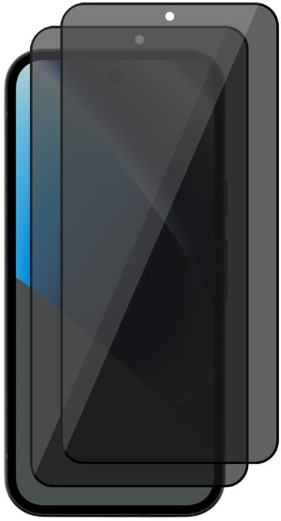Privacy Screenprotector geschikt voor Google Pixel 10a - 2x Volledig Dekkend Glas Screen Protector