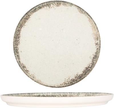 Kütahya Porselen Dinerbord - Rustiground - Porselein - 27 cm - set van 6
