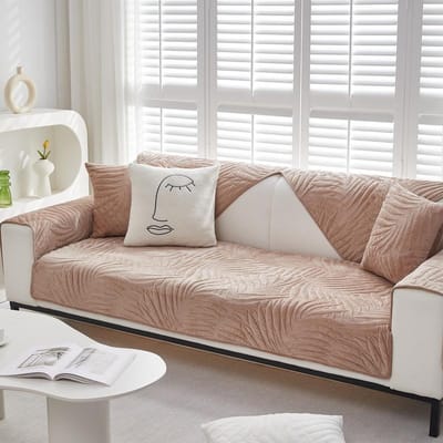 Sofa Kussen Winter Pluche Antislip Eenvoudig Zitkussen Vier Seizoenen Verdikt Plus Fluweel Sofahoes 70*70cm