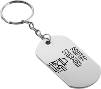 Akyol - super boerin sleutelhanger - Boer - familie vrienden - cadeau - 54 x 29mm