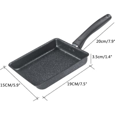 Tamagoyaki Pan Japanse Omeletpan Eierpan Koekenpan Zonder Olie Anti-aanbak Yuzishao Rechthoekige Omeletpan A1