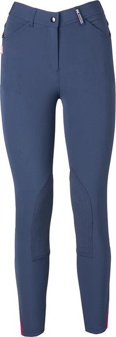 PK International - Rijbroek - Crusador - Full Grip - Breeches - Dark Sky - Donkerblauw - Maat XS/34