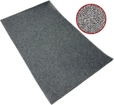Fixem universeel airco filter zwart 470x300x6 mm, geschikt voor alle merken binnen maatvoering, op maat te knippen schuimfilter