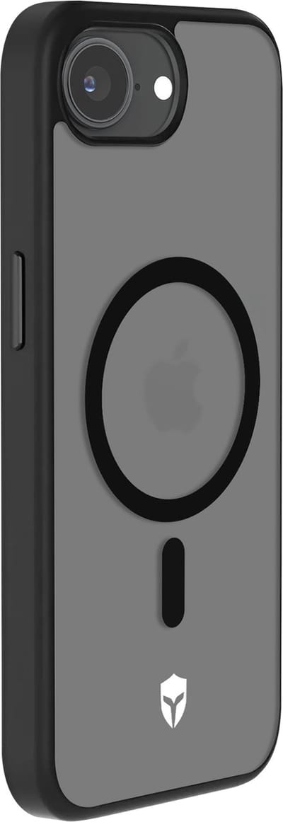 Force Case, Hoesje Geschikt voor Apple iPhone 17e Compatibel met MagSafe Model Air Frost, Zwart / Transparant