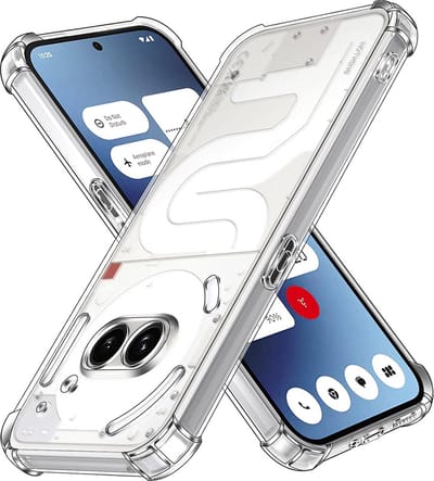 Hoesje geschikt voor Nothing Phone (2a) / (2a) Plus - Techsuit Shockproof Silicone Back Cover - Transparant