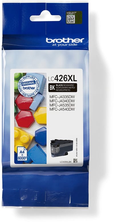 Inktcartridge brother lc-426xlbk zwart | 1 stuk | 5 stuks