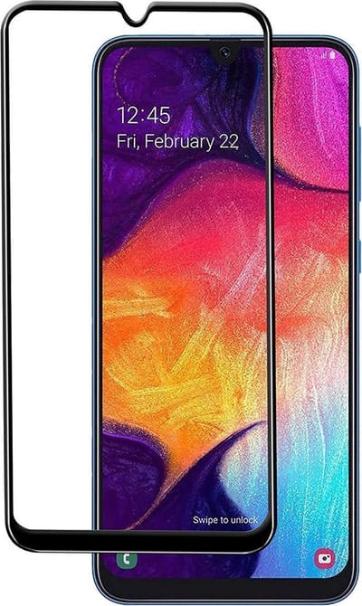 Screenprotector - Geschikt voor Samsung Galaxy A20/A30/A50 - Full Cover - Beschermglas - Gehard Glas - Tempered Glass - Screen Protector