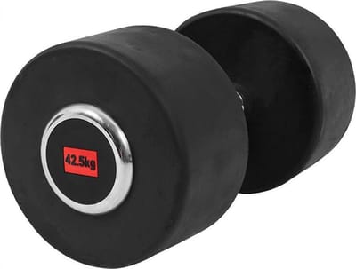 Gorilla Sports Dumbell - Vaste Halter - Gietijzer met Rubber coating - 42,5 kg