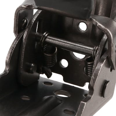 Dailygoods- Zelfsluitende Scharnieren 8 Stuks - Tafelverlengingsbeugels - Vouwscharnieren - Donkerbrons - 90 Graden - Stevig Staal - Meubelbeslag