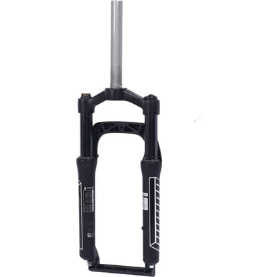 20 Inch Sneeuwstrand Fietsvork 135mm Naafafstand Veer Mechanische Voorvork voor 4 Inch Band black