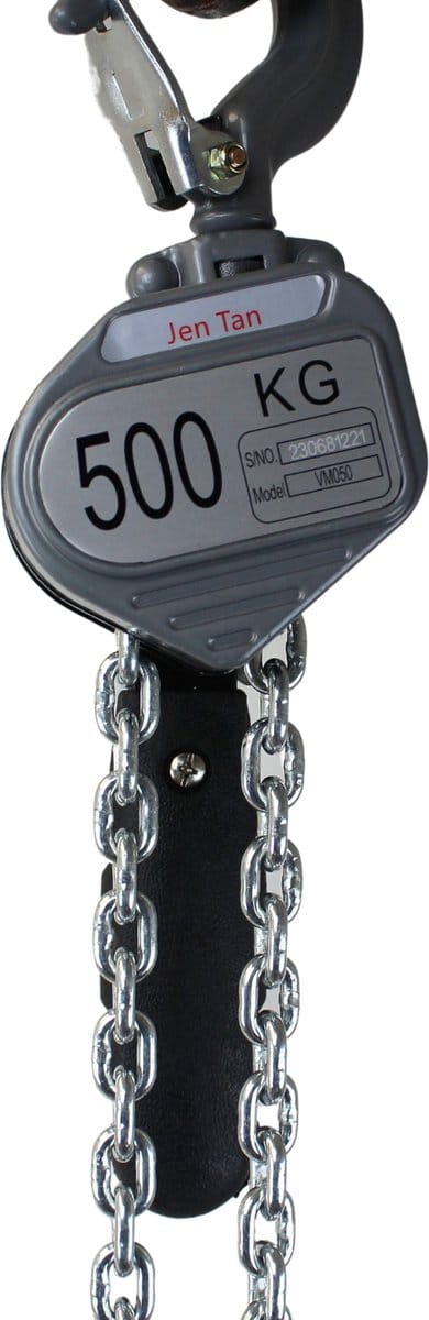 Jentan JTVM-050 - Rateltakel - Werklast 500KG - Hijshoogte 1,5M - Aluminium
