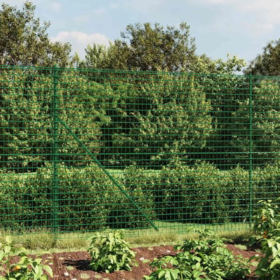 vidaXL - Draadgaashek - 1,6x25 - m - gegalvaniseerd - staal - groen