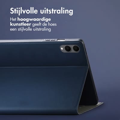Accezz Tablet Hoes - Geschikt voor Samsung Galaxy Tab S11 Ultra - Classic Tablet Case - Donkerblauw