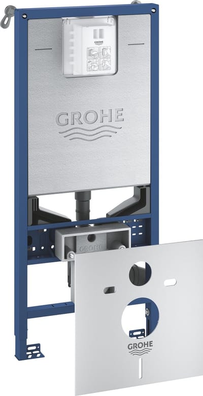 GROHE Rapid SLX 3-in-1 set inbouwreservoir - 1,13m - voor hangend toilet - Met universele stortbak, flowmanager, stopcontact, muurbevestigingen en geluiddemping - 39598000