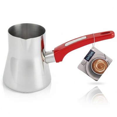 Turkse Koffiepot Edelstaal 330 ml - Koffiekan - Melkpan - Pot
