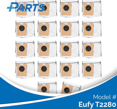 Eufy T2280 Stofzakken (18 Stuks, Plus.Parts® alternatief voor T290A / T291C)