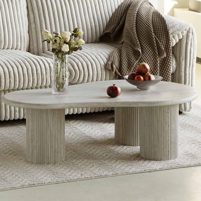 Milton & Oldbrook Salontafel 130 cm Tovuz Licht Grijs