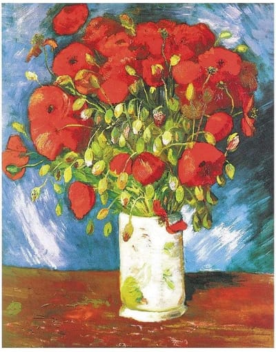 Kunstdruk Vincent Van Gogh - Poppies 40x50cm