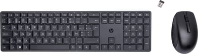 HP 650 - Draadloze Toetsenbord en Muis - Combinatie - Azerty - ISO Enterknop - Zwart
