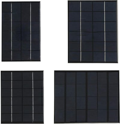 Mini Zonnepaneel - Draagbare Charger - Mobiel Opladen - Hoge Conversieratio - 6V - Zwart