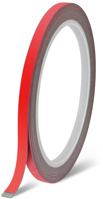 Extra sterke dubbelzijdige tape, 5 mm x 3 m | Waterproof, hittebestendig en geschikt voor auto’s, binnen- en buitentoepassingen