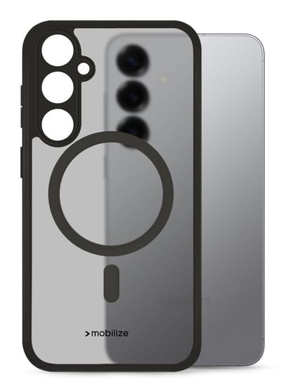 Mobilize Hoesje geschikt voor Samsung Galaxy S26 Plus MagSafe Telefoonhoesje Hardcase | Mobilize Hybrid Backcover Shockproof | Geschikt voor MagSafe | Geschikt voor Draadloos Opladen met Magnetische Ring | Geschikt voor MagSafe Case - Zwart