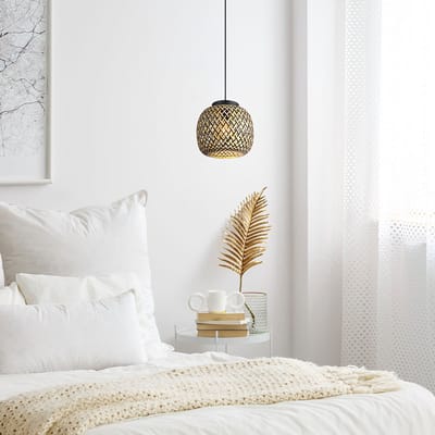 Hanglamp COLLY 30.0 cm 1-lichts Zwart