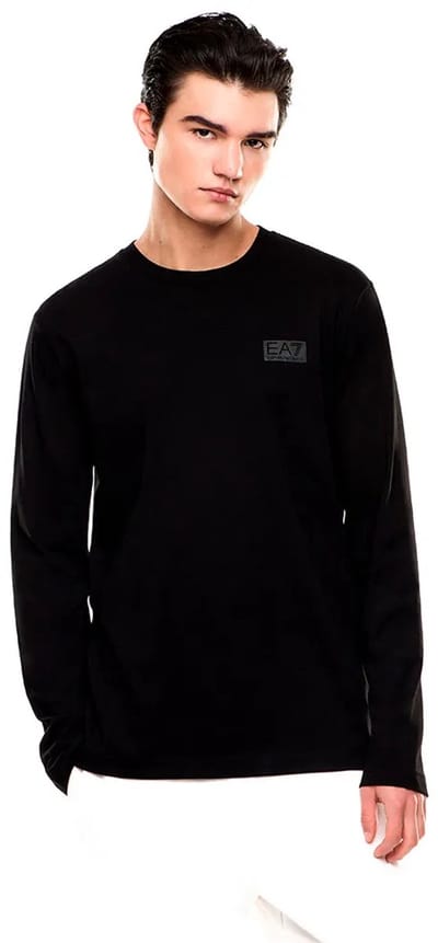 Ea7 Emporio Armani 7m001488_af17789 T-shirt Met Lange Mouwen Zwart M Man