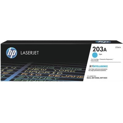 HP 203A - Tonercartridge - Origineel - Standaard Capaciteit - Cyaan
