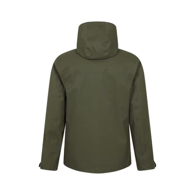 Mountain Warehouse Heren Rushes 3 in 1 Waterdichte Jas (Kaki Groen)