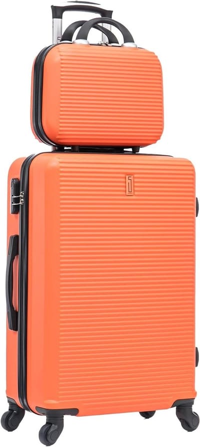 Reiskoffer Set - Koffer met Trolley - Reizen met Vertrouwen - Lichtgewicht ABS Materiaal - 75 cm Hoog - Oranje
