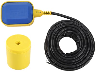 Solidchoice - Dailygoody - Vlotterschakelaar - Waterniveau-regelaar - Eenvoudig te installeren - 10 meter - Ondersteunt pompen - Betrouwbaar en veilig - Geschikt vo
