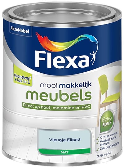 Flexa - Mooi Makkelijk Meubels Mat - Vleugje Eiland - Mengverf - 750 Ml